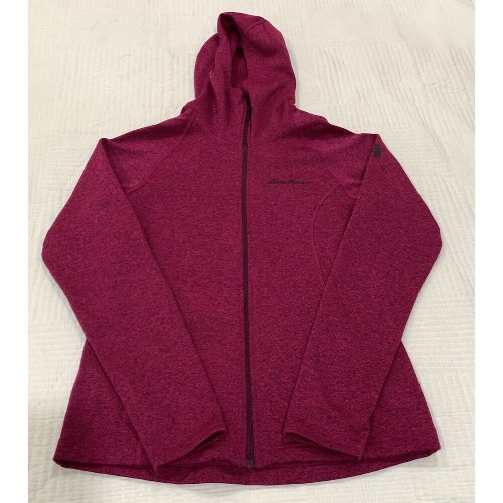Eddie Bauer Jacket Womens S Magenta Purple First Ascent Full Zip Hoodie